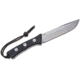 Acta Non Verba Knives P400 Fixed Blade Knife, 6.5 satin finish Sleipner tool steel blade, Black G10 handle, ANVP400-001