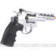 Action Sport Games Licensed Dan Wesson WG CO2 Full Metal High Power Airsoft 6mm Magnum Gas Revolver, Length 4in, Silver/Black, 50034