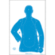 Action Target B-21E Economy 25 Yard Silhouette Target 100 Per Case, Blue, 23in x 35in, B-21E BLUE-100