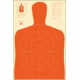 Action Target B-27E Economy Silhouette Target, Pack of 100, Orange, B-27E ORANGE