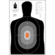 Action Target B-27E PROS Target, 100 Pack, Black/Grey/Orange B-27E PROS-100