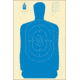 Action Target B-27S Standard Silhouette Target, Pack of 100, Blue, B-27S BLUE