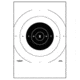 Action Target B-8C-P Replacement Center For B-8 Bullseye Targets 100 Per Case, Black, 10.5in x 10.5in, B-8C P-100