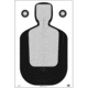 Action Target F-TQ15ANT-A Vital Anatomy/TQ-19 Scoring Target 100 Per Case, Black/Gray, 23in x 35in, F-TQ19ANT-AV2-100