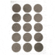 Action Target Military 6 Dot, Training Target, Black and White, 23x35, 100 Per Box
