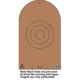 Action Target NRA D-1 Bianchi Cup Tombstone 100 Per Case, Cardboard, 18in x 30in, NRA-D-1CB-100