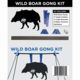 Action Target PT Boar Gong Target Kit, Black, AT-131