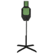 Action Target PT IDPA Practice Torso w/ 3 ft Stand, Black/Green AT-221-3-0