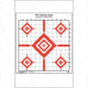 Action Target SI-13 Rifle Sighting Target 100 Per Case, Red &amp; White, 14in x 15in, SI-13-100