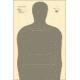 Action Target TQ15GRAY100 TQ-15 Training Target Hanging Paper 24 X 45 Silh