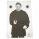 Action Target Tridents Concepts Tactical Target Version 6, Training Target, Black and White, 23 x 35, 100 Per Box