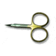 Adamsbuilt Arrow Scissors, Straight, Gold, 3.5in 730010