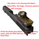 ADE Advanced Optics Adapter/Mounting Plate for Red Dot Sight, Vortex Venom/Razor/Viper, Burris Fastfire,Meopta,Docter, Insight to FIT Ruger American Pistol, Black, Ruger American Plate