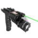ADE Advanced Optics HG03 Rifle Vertical Foregrip Grip Flashlight/Green Laser Combo Sight, Black, HG03