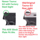 ADE Advanced Optics Optic Mounting Plate,Glock /Taurus GX4/G3C/Canik TP9SA/Shield RMSc/RMS, Sig Romeo Zero/Crimson Trace CTS-1550, Black, SD1