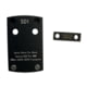 ADE Advanced Optics Optic Mounting Plate,Glock/Taurus GX4/G3C/Canik TP9SA/Shield RMSc/RMS, Sig Romeo Zero/Crimson Trace CTS-1550, Black, SD1