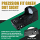 ADE Advanced Optics RD3-006 1x Reflex Green Dot Sight w/Taurus G2C/G2 Optic Mount Plate