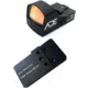 ADE Advanced Optics RD3-009 1x Reflex Red Dot w/Optic Mounting Plate S&amp;W MP 380 Shield EZ/Standard Picatinny Mounting Plate