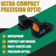 ADE Advanced Optics RD3-009 1x Reflex Red Dot Sight w/Mount Plate for S&amp;W MP M&amp;P/ Standard Picatinny Mount