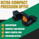 ADE Advanced Optics RD3-009 Motion Awake 1x Reflex Red Dot Sight w/Ruger Security 9 Mount Plate