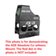 ADE Advanced Optics Riser HIGH Red Dot Sight Mount, Holosun 407K/507K, Sig Romeo Zero, Shield RMS, Spike/Nuwa, Swampfox Sentinel, Black, HM5