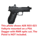 ADE Advanced Optics Valkyrie Green Dot Sight, 4 MOA Reticle, Black, RD3-023 Pro