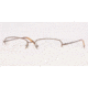 Adrienne Vittadini AV6067 Eyeglasses with Rx Prescription Lenses, Select frame color 49 mm Lense Diameter / Cafe Frame