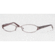 Adrienne Vittadini AV6057-195S-5117 Eyeglass Frames 51 mm Lense Diameter / Sat Cordovan Frame w/Non-Rx Lenses