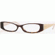 Adrienne Vittadini AV7036-604-5315 Eyeglass Frames 53 mm Lense Diameter / Tortoise Frame w/Non-Rx Lenses