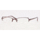 Adrienne Vittadini Eyeglasses AV6075B with Lined Bifocal Rx Prescription Lenses, Select Frame Color / Lens Diameter Plum Frame / 53 mm Prescription Lenses