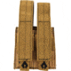 Advance Warrior Solutions Pistol Double Mag Pouch, 600D Poly PVC, Tan, PDMP-TN