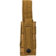 Advance Warrior Solutions Pistol Single Mag Pouch, 600D Poly PVC, Tan, PSMP-TN