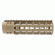 Aero Precision AR15 7in Quantum KeyMod Handguard, FDE Cerakote, APRA400011C