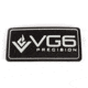 Aero Precision VG6 Logo Patch, Black/White, APVG300004