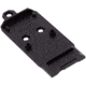 Agency Arms Chamfered RMR Standard Red Dot Sight Mount w/Flared Base Plate for Glock, AOS Plates, Black, G-AOS-RMR2-C