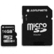 AGFAPhoto Micro SD Card w/ Adapter Case 16GB Class 4 AP16GBMSDHCC4