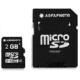 AGFAPhoto Micro SD Card w/ Adapter Case 2GB AP2GBMSDCard