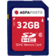 AGFAPhoto SDHC Memory Card, 32GB, Class 6 AP32GIGSDHCCL6