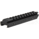 AIM Sports Inc 1/4In High, 5In Long Riser Mount, Black, Small, MT012L