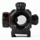 AIM Sports Inc 1x30 Dual Illuminated Micro Dot Reflex Sight w/Adj Windage and Elevation  Knob RTDM30