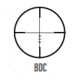 AIM Sports Inc 3-12X32 1 in. Scout Scope w/AO &amp; A1-BDC Reticle, Black, J3HD31232A