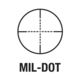 AIM Sports Inc 4X32 Compact Mil-Dot Scope W/Rings &amp; Sunshade, Black, Medium, JTM432B-S, Black, Medium, JTM432B-S