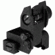 AIM Sports Inc Low Profile Top Mounted Deployable Rear Sight, Black, MT201