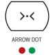 AIM Sports Inc Dual Illuminated Red Dot Sight w/ 4 Reticles, Black, Operator Edition, Small RT4-OE1