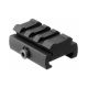 AIM Sports Inc 1/4in High, 1.6in Long Riser Mount/Low Profile, Black, Small, ML109