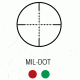 AIM Sports Inc XPF Series 2.5-10x40 Dual Illuminated Rifle Scope w/Mil-Dot Reticle JXPFM251040G