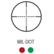AimSports 4-16X50 A.O.E. Dual Ill. Rifle Scope /Mil-Dot, Black JDLM41650G