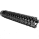 AimSports AR Rifle Length Free Float Quad Rail w/ Covers, Black MT056