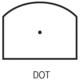 AimSports Red Dot With Auto Brightness/Sunshade, Black RTA-N