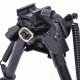 Aimtech Bipod Tactical Rail Mount Notched Leg, Black, 6-9in AFA-10850